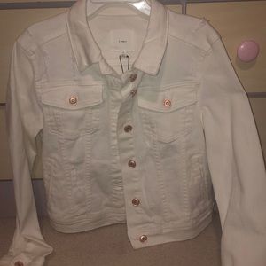 White perfect quality Jean jacket